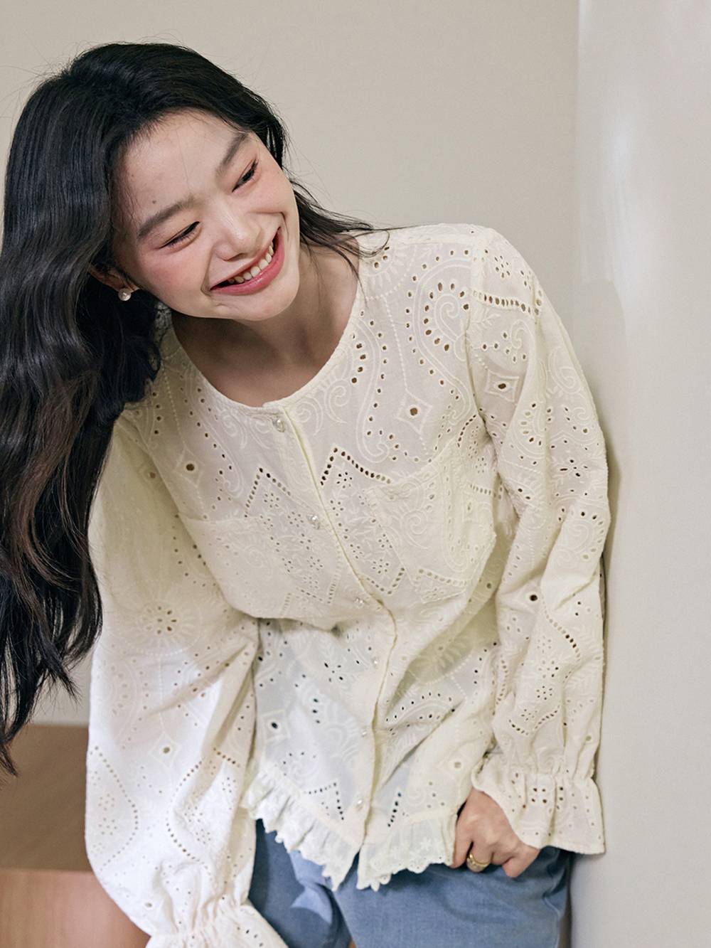 Broderie Blouse