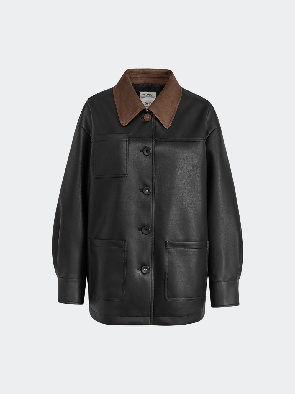 Faux Leather Jacket