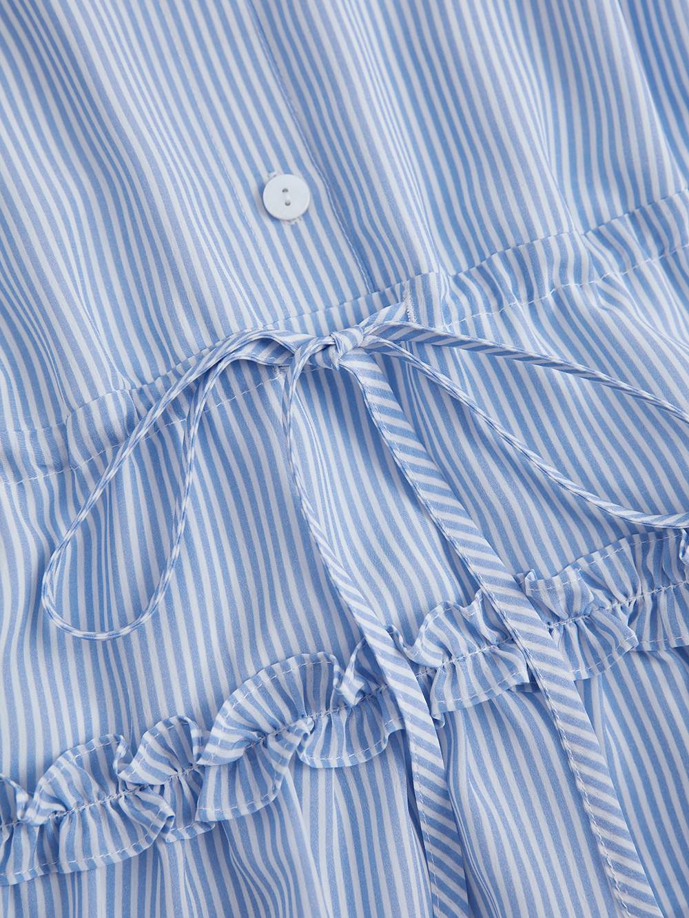 Blue Striped Blouse