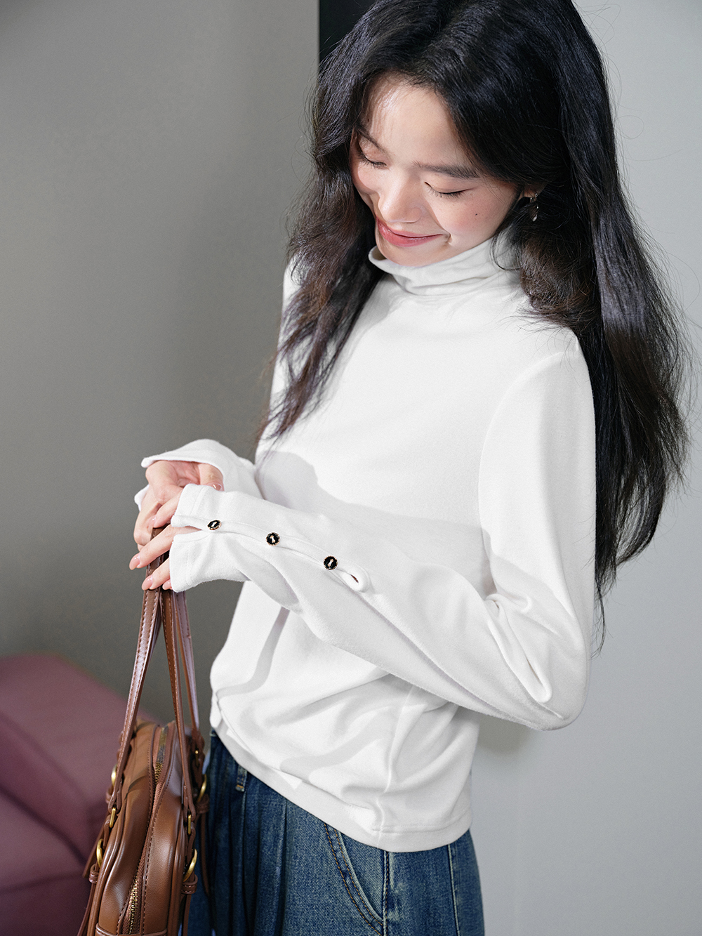 Turtleneck Top