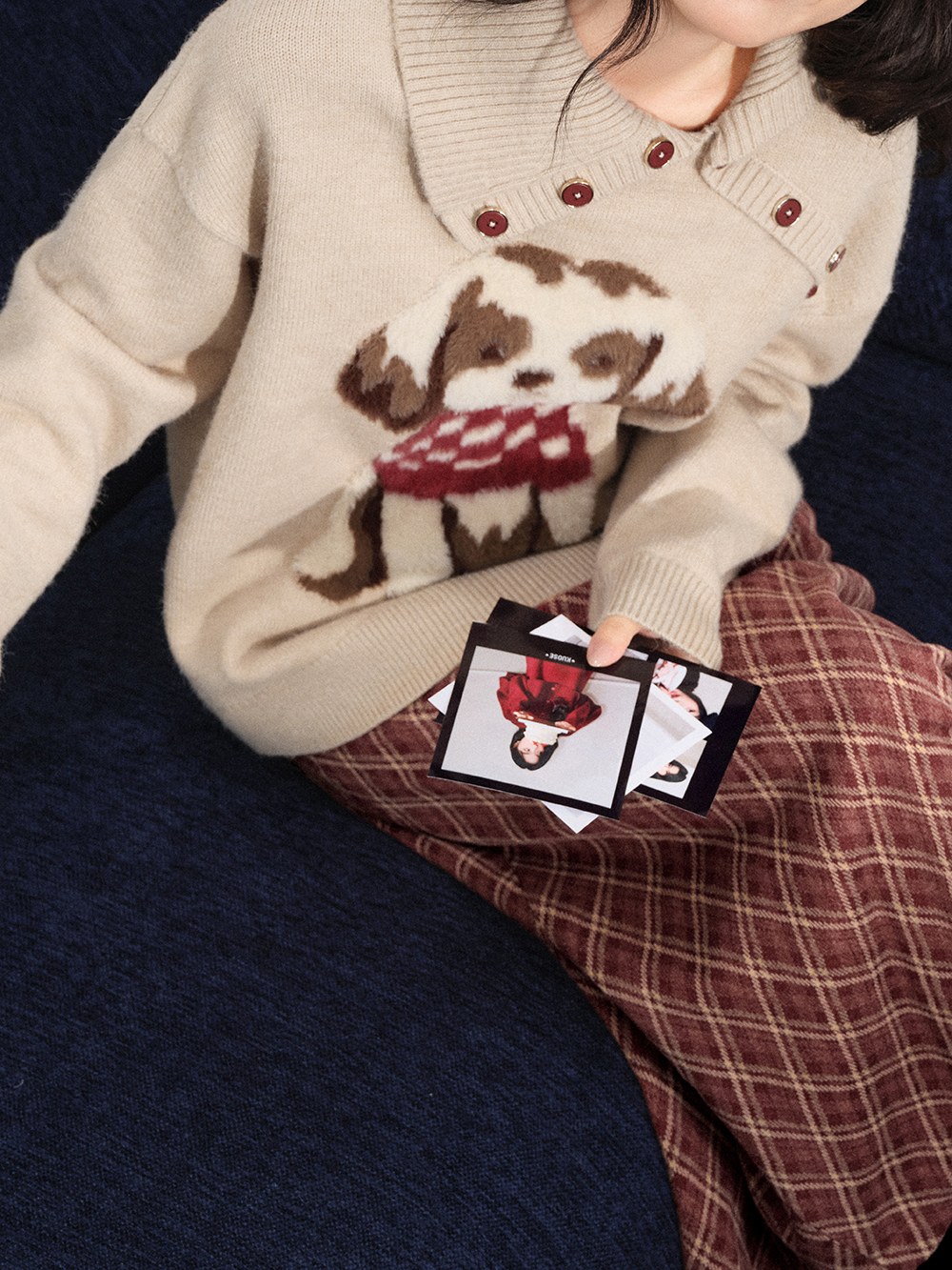 Dog Graphic Sweater