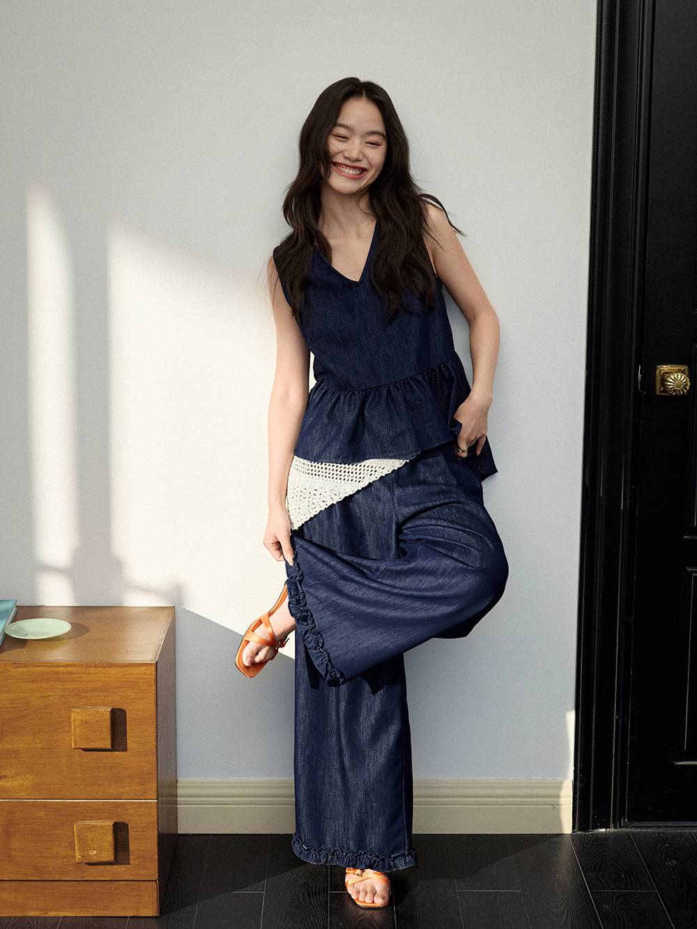 Elastic Waist Jeans