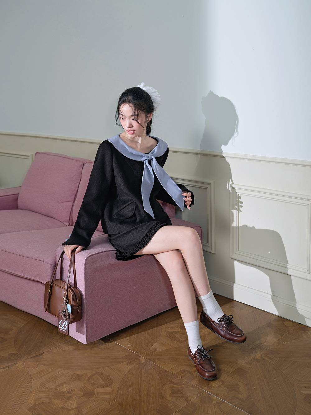 Bow Collar Blazer