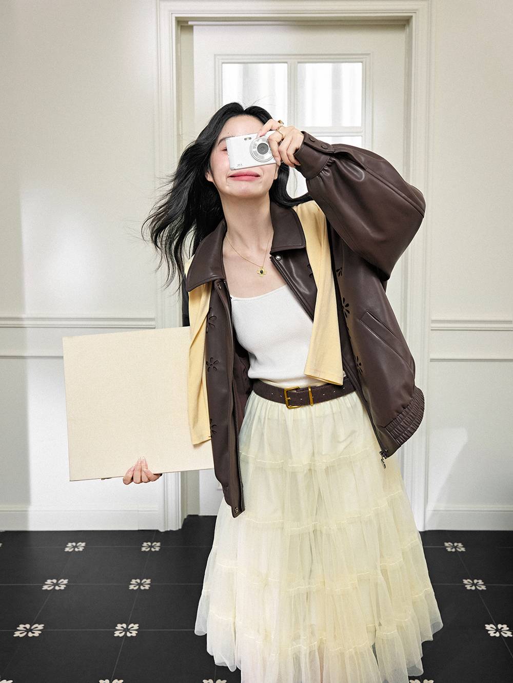 Faux Leather Jacket