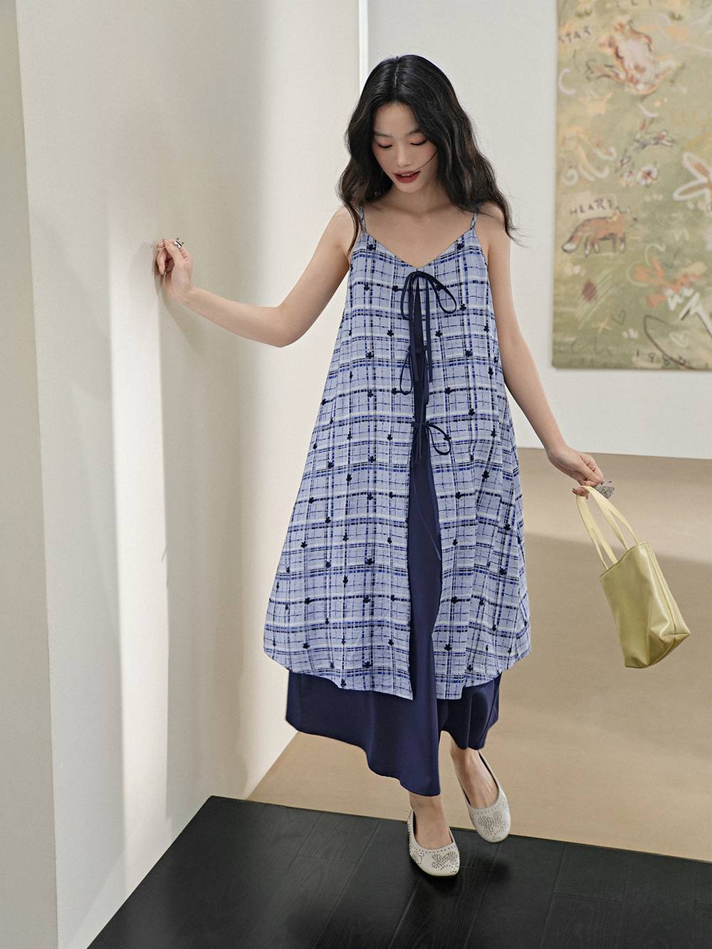 Ribbon Tie Dress