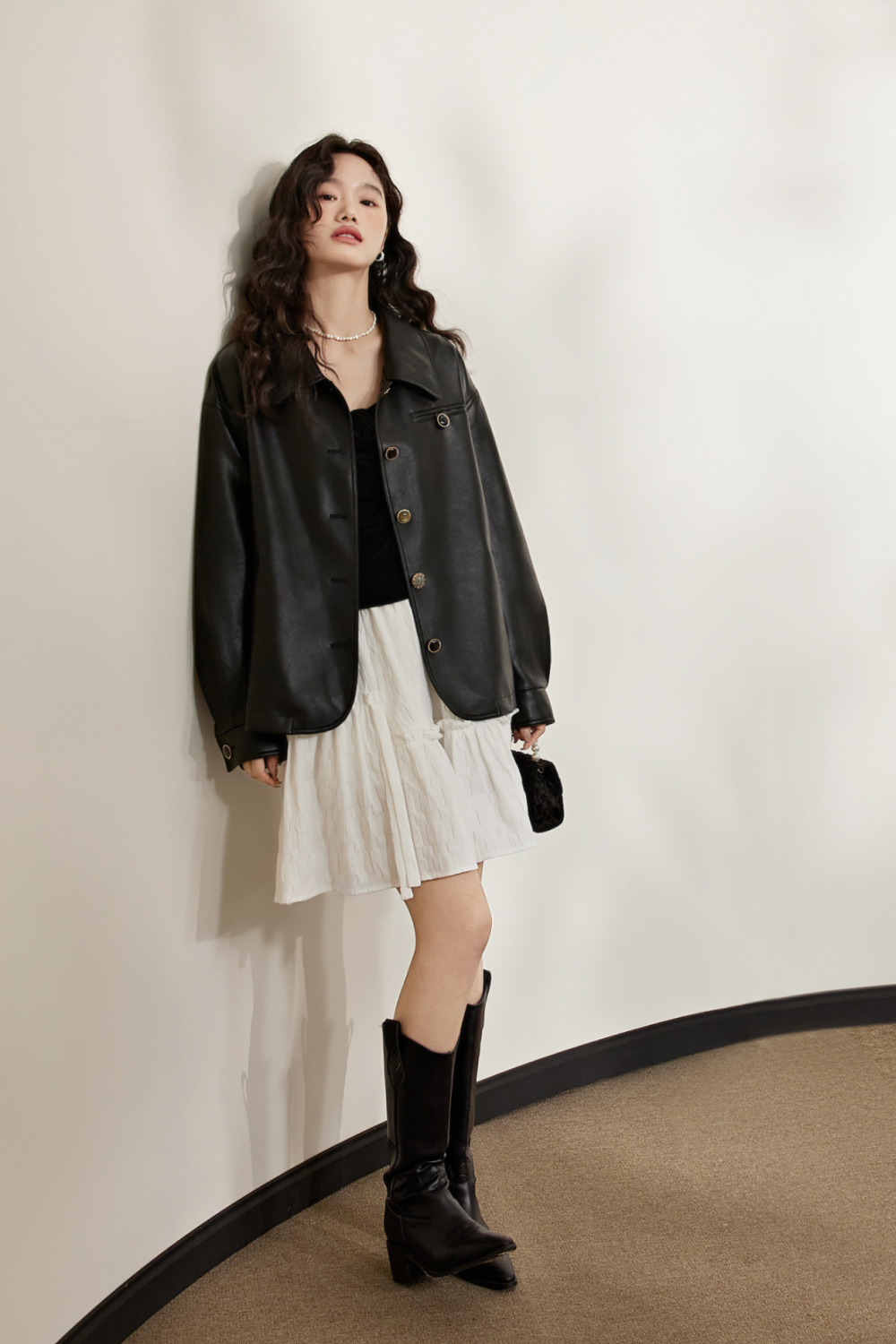 Faux Leather Jacket