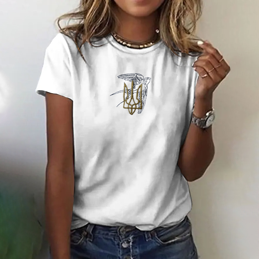 Ukraine Inspired Casual T Shirt