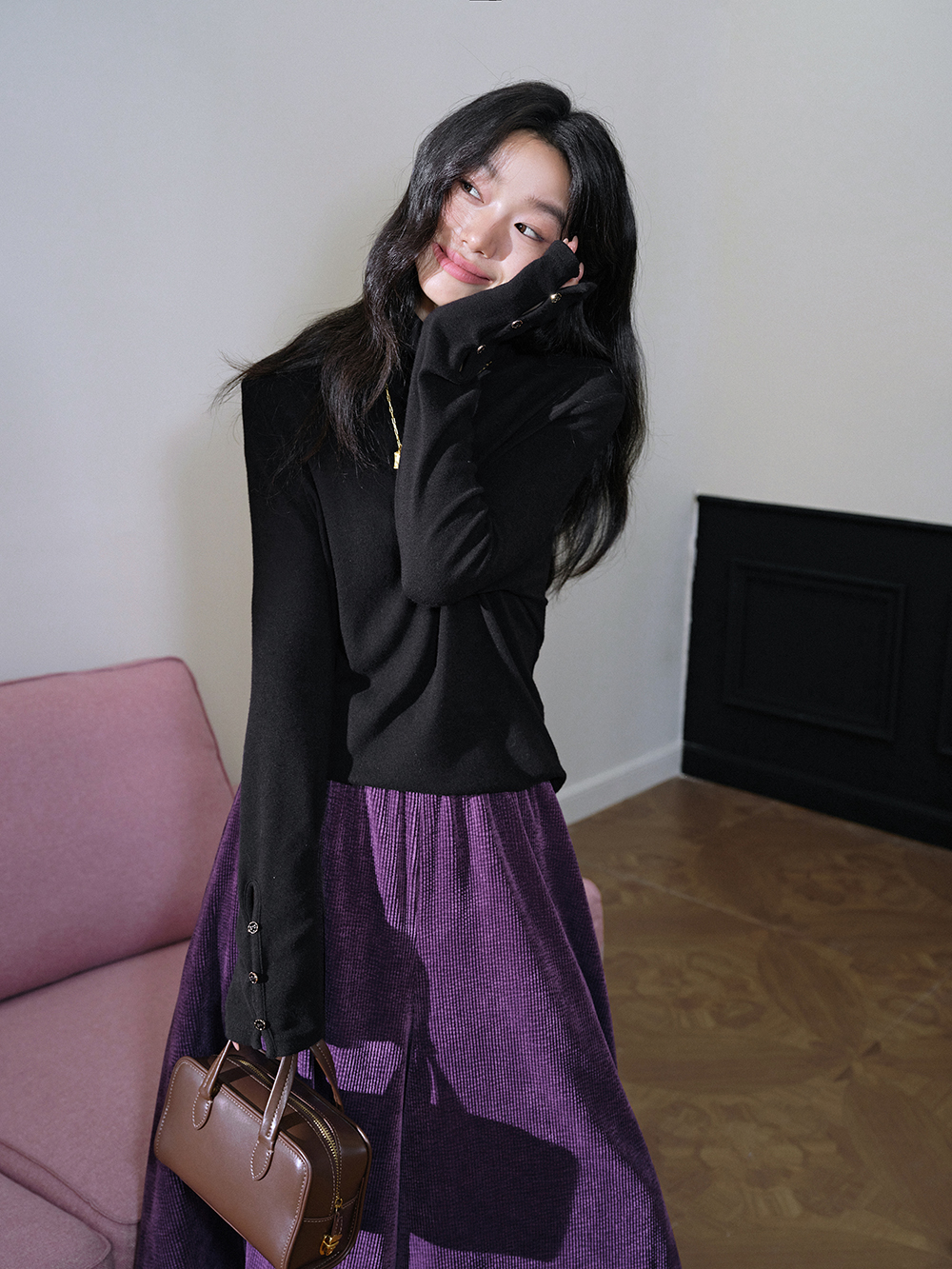 Turtleneck Top