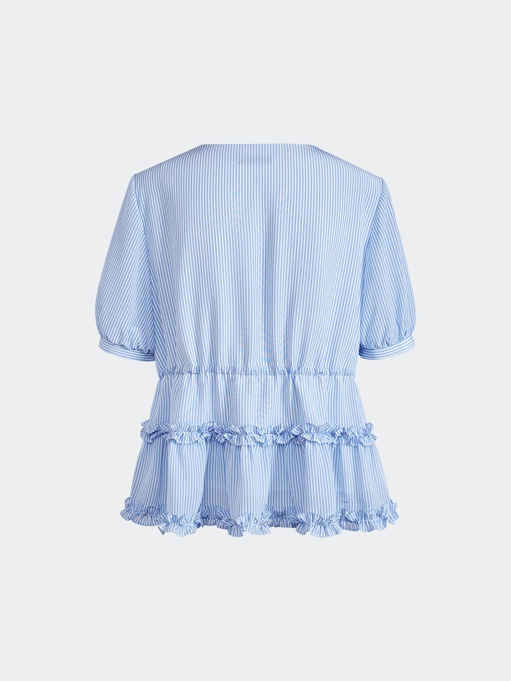 Blue Striped Blouse