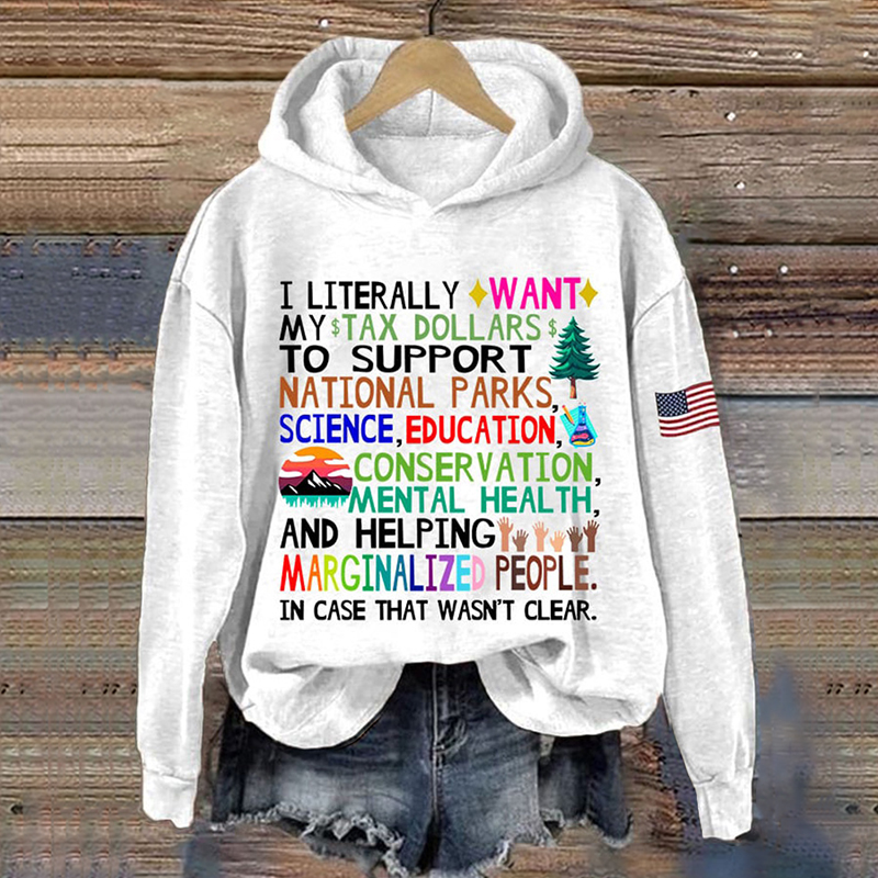 Women's Support National Parks Printed Sweatshirt