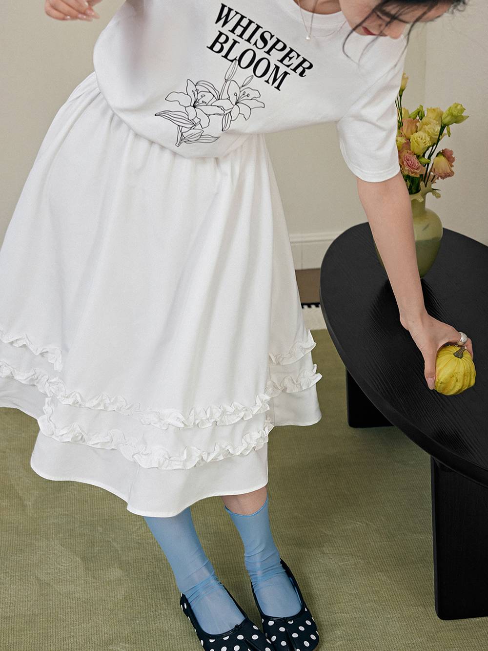 White Midi Dress