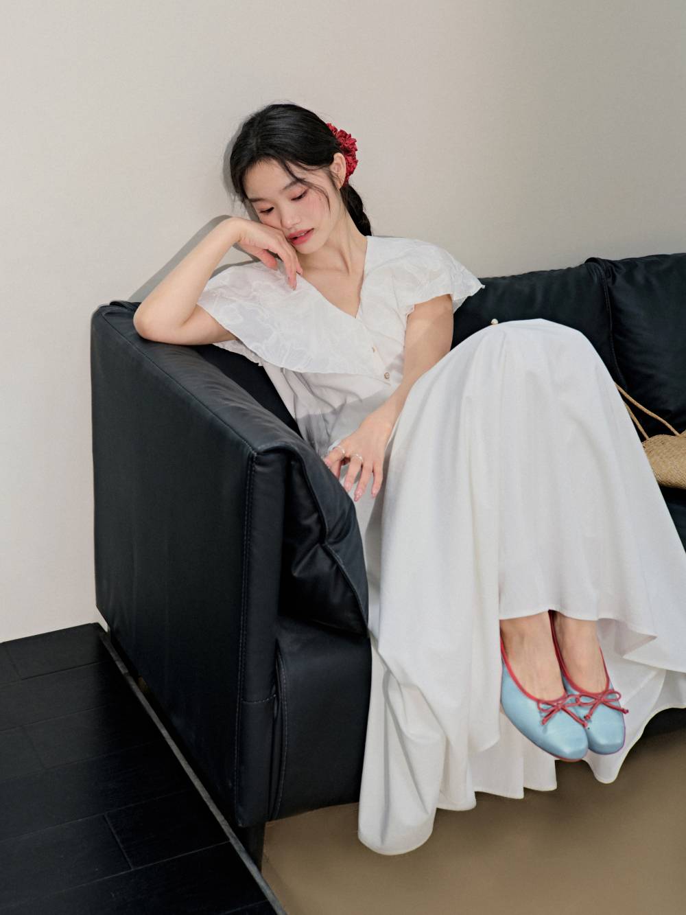 Ruffle Sleeve Dress