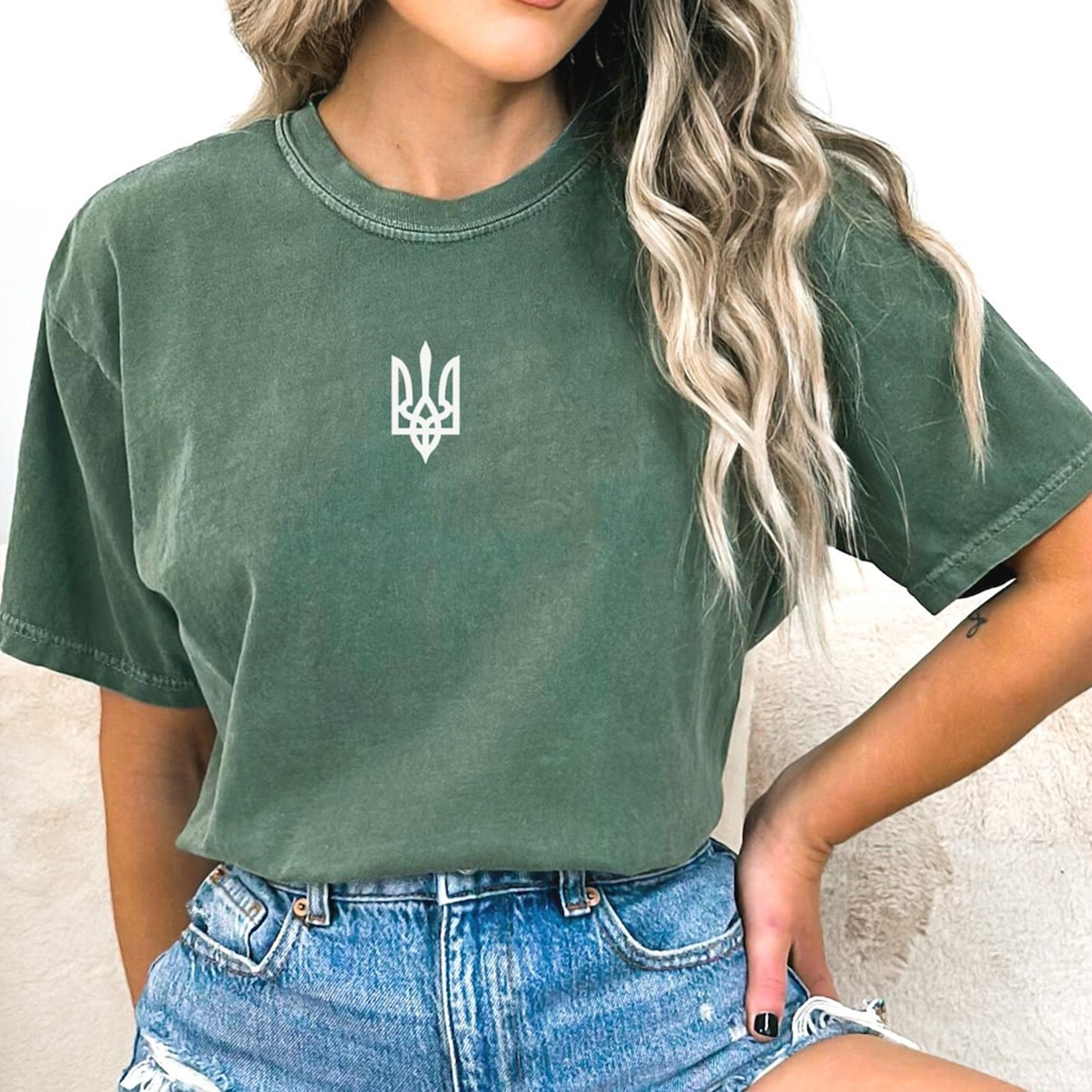 Ukraine Inspired Casual T Shirt