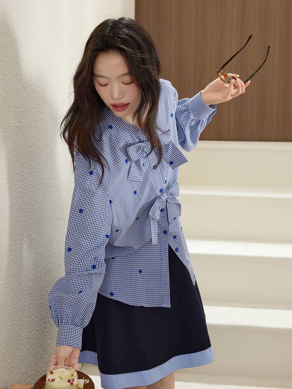 Front Bow Blouse
