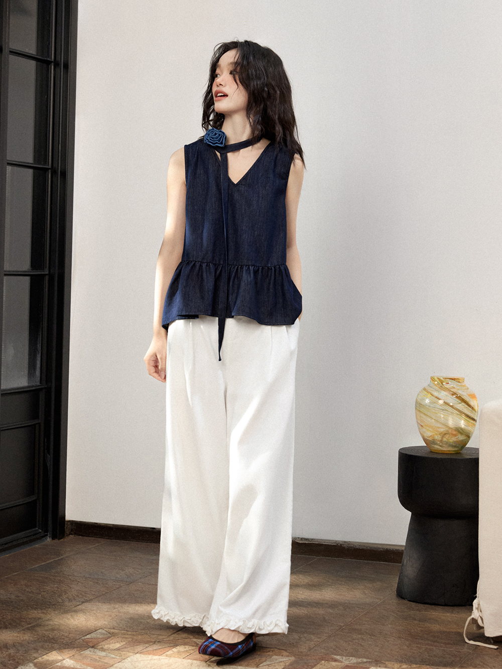 Elastic Waist Jeans