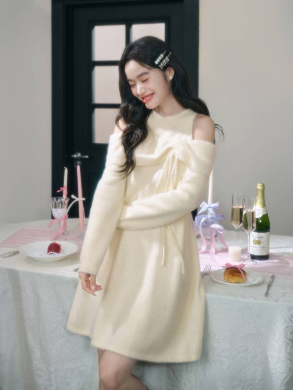 Cold-Shoulder Dress