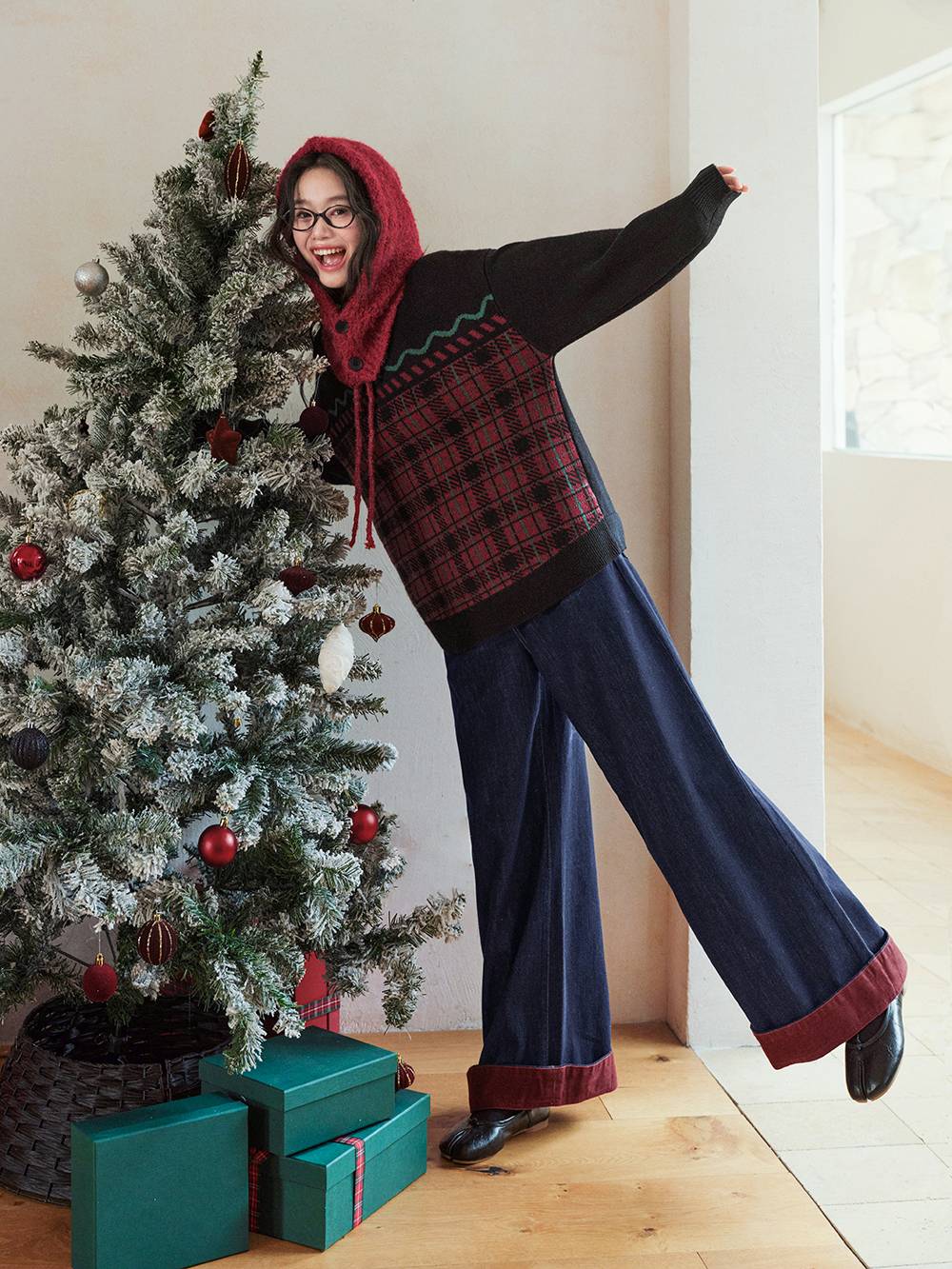 Plaid Sweater