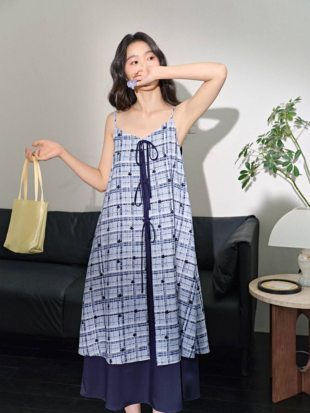 Ribbon Tie Dress