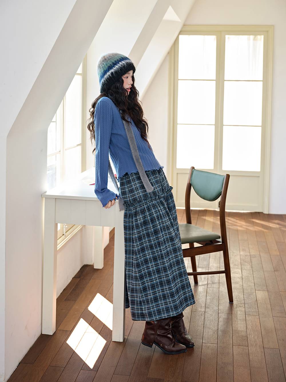 Mock Neck Knit Top