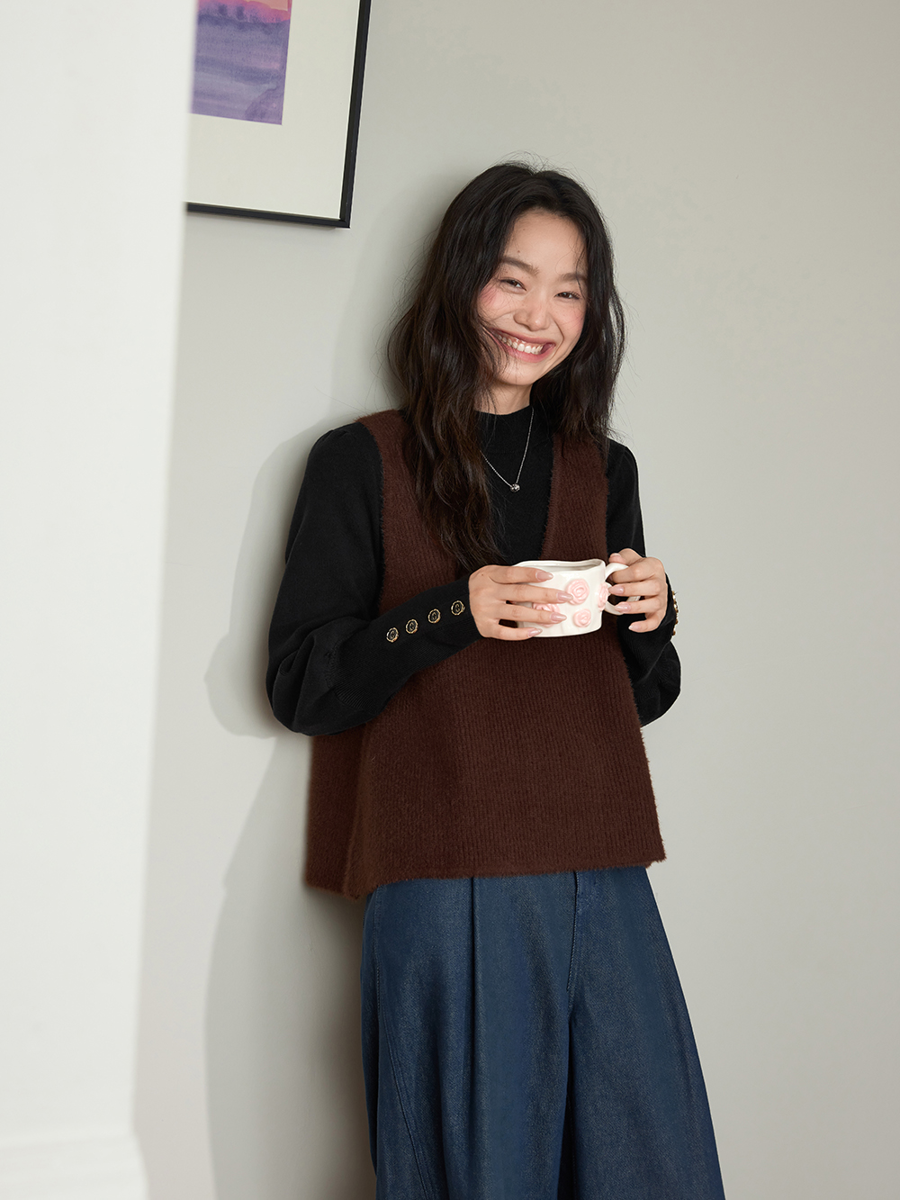 Knit Dress and Vest