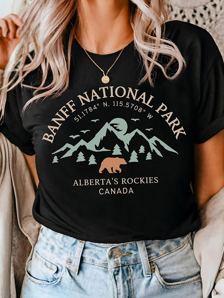 Canadian Rockies Graphic T-shirt
