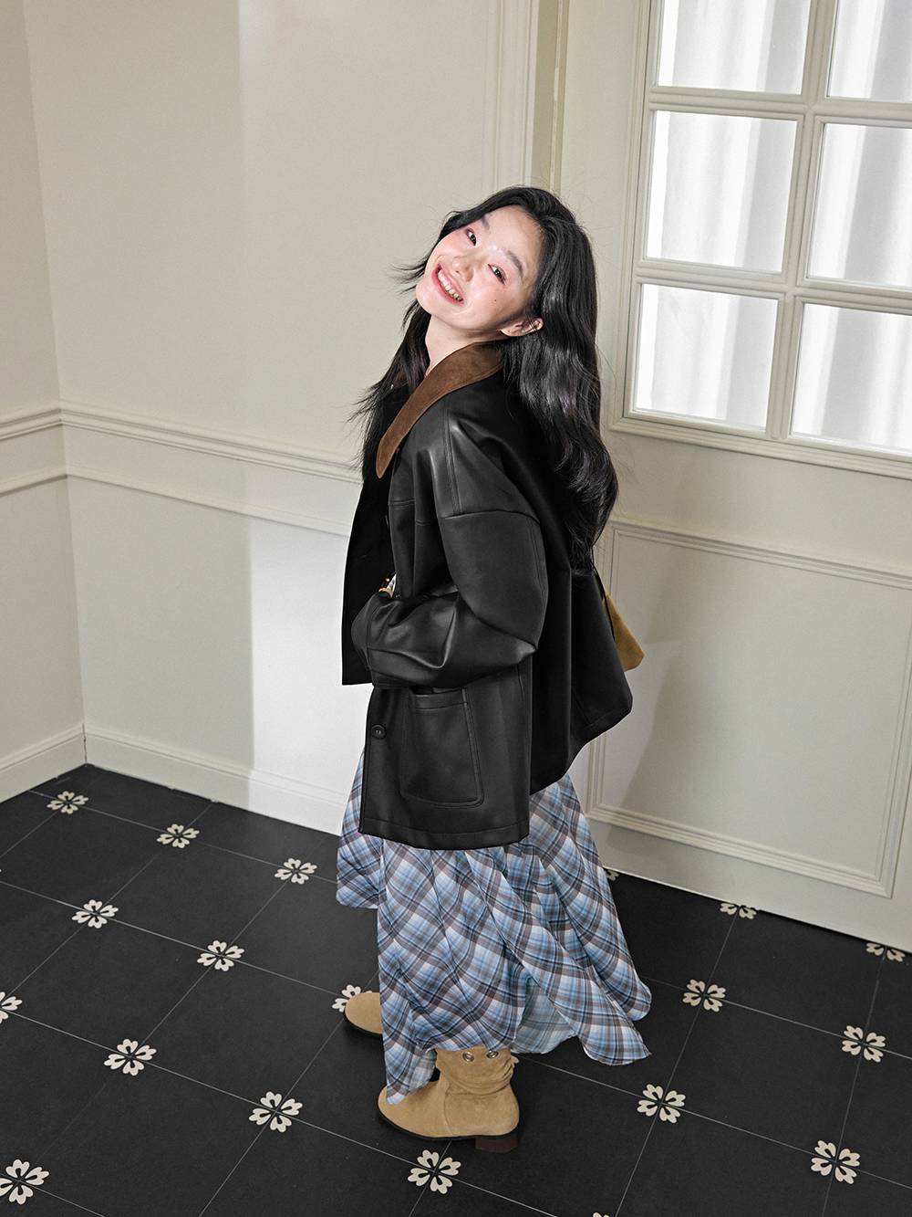 Faux Leather Jacket
