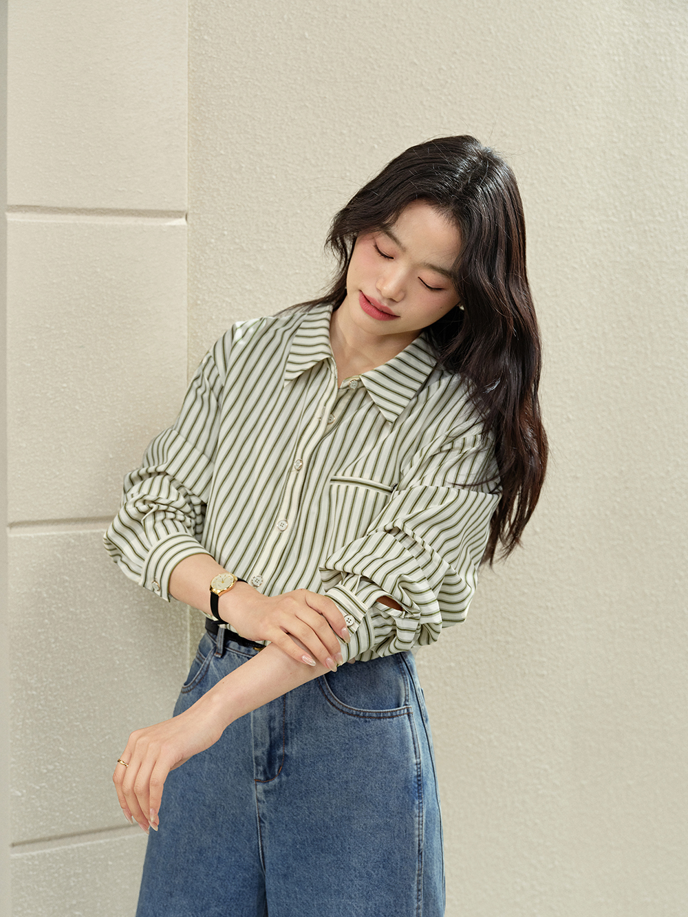 Knit Vest and Shirt