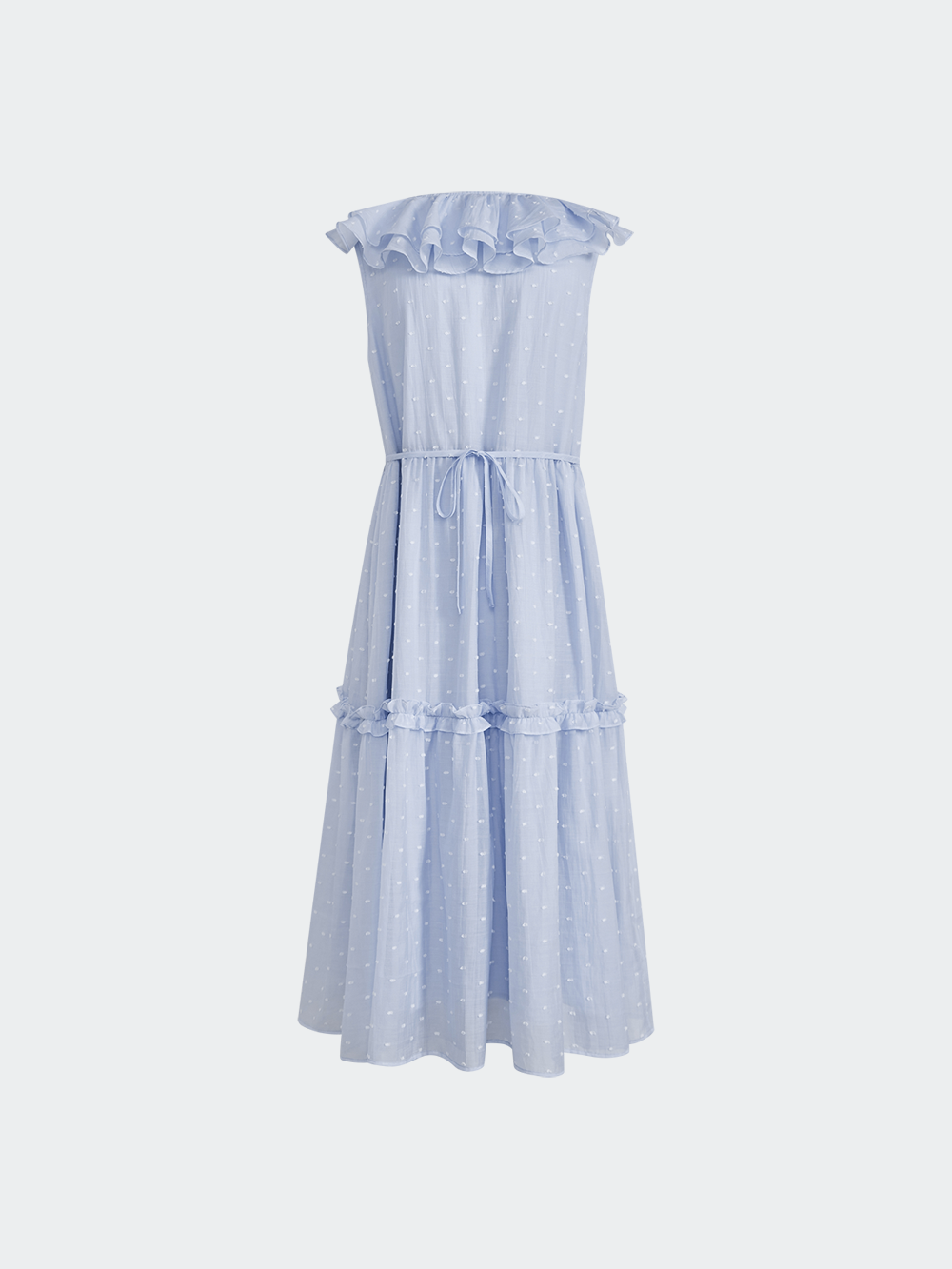 Ruffle V-neck Dress