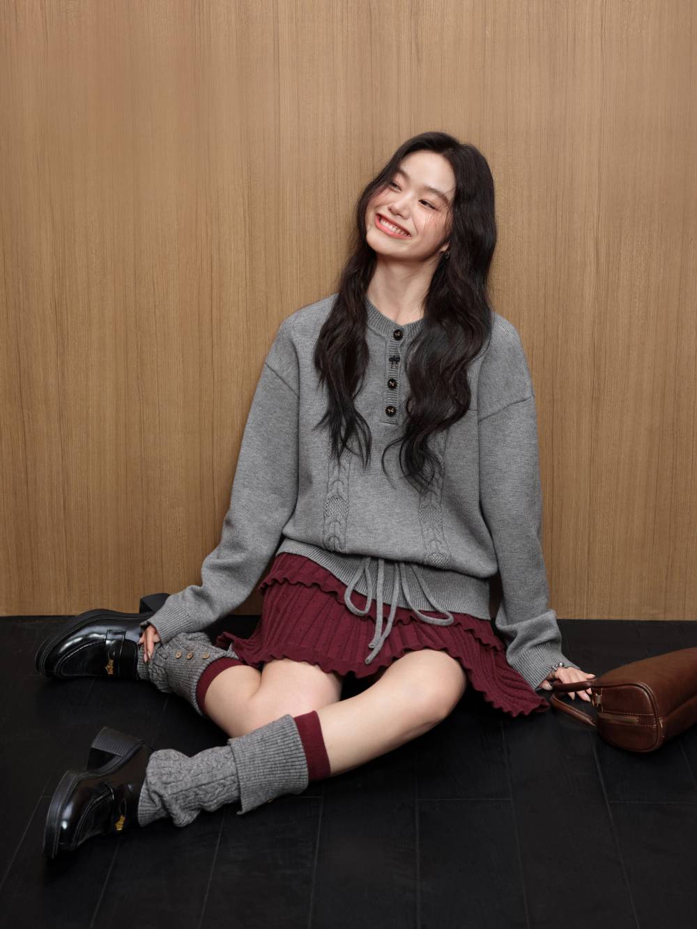 Knit Sweater and Skirt