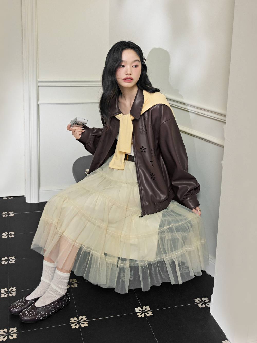 Faux Leather Jacket