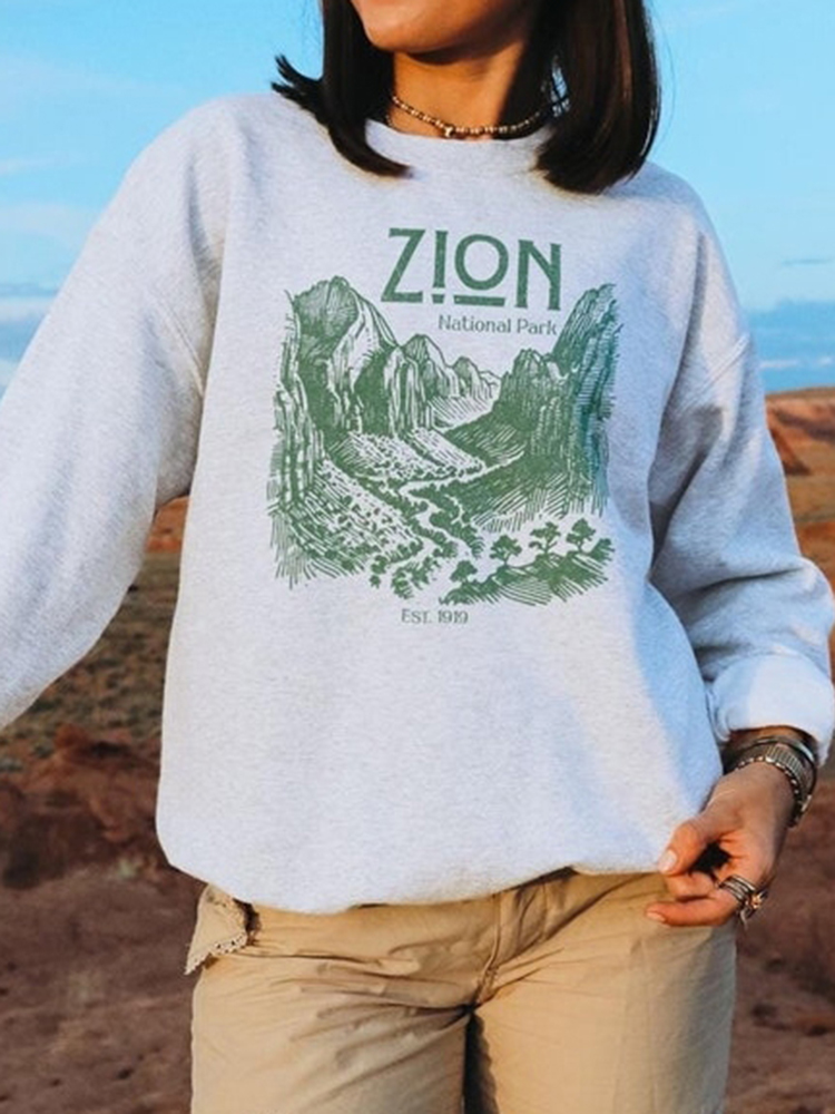 Zion National Park Nature Lover Gift Sweatshirt