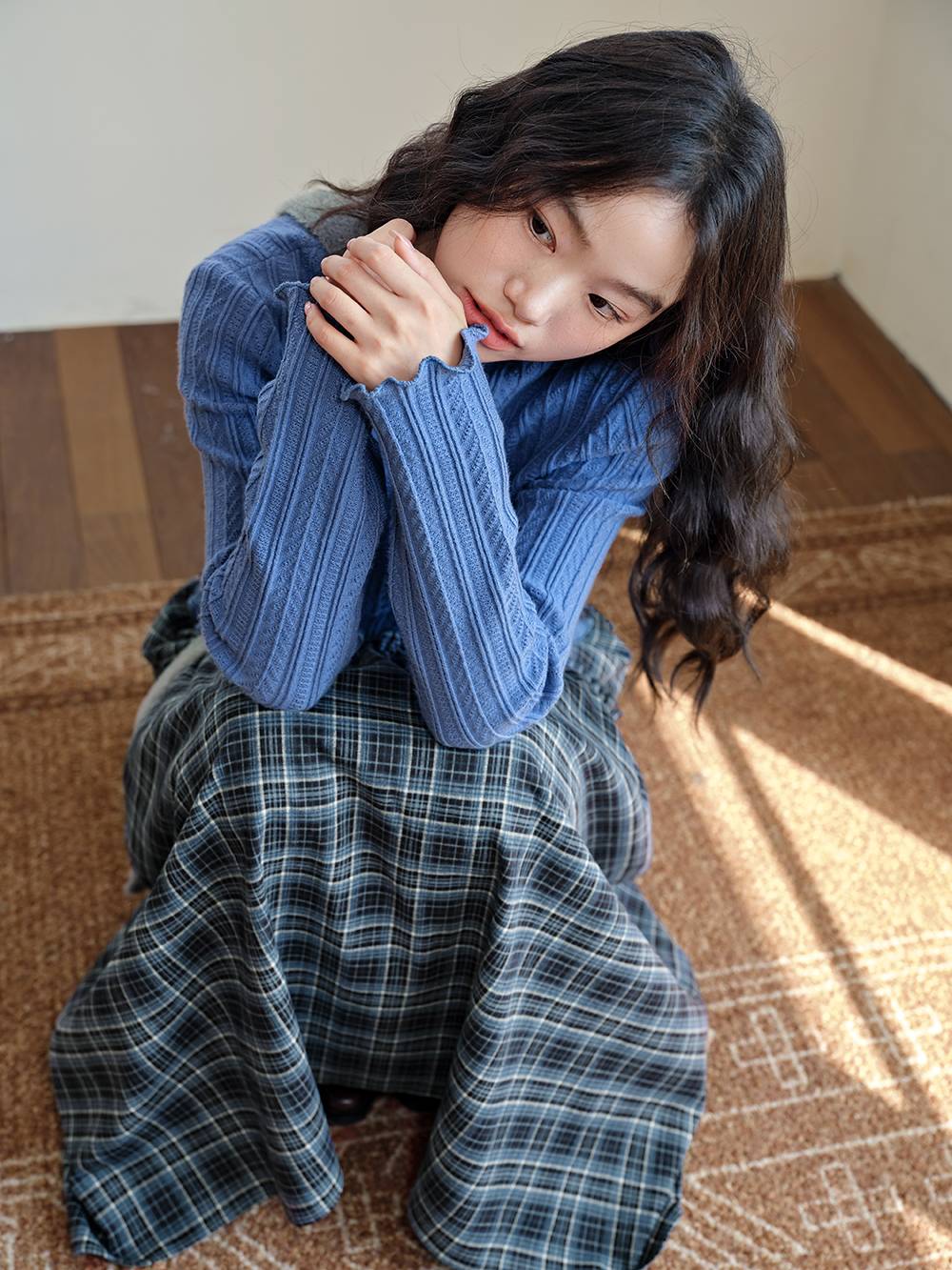 Mock Neck Knit Top