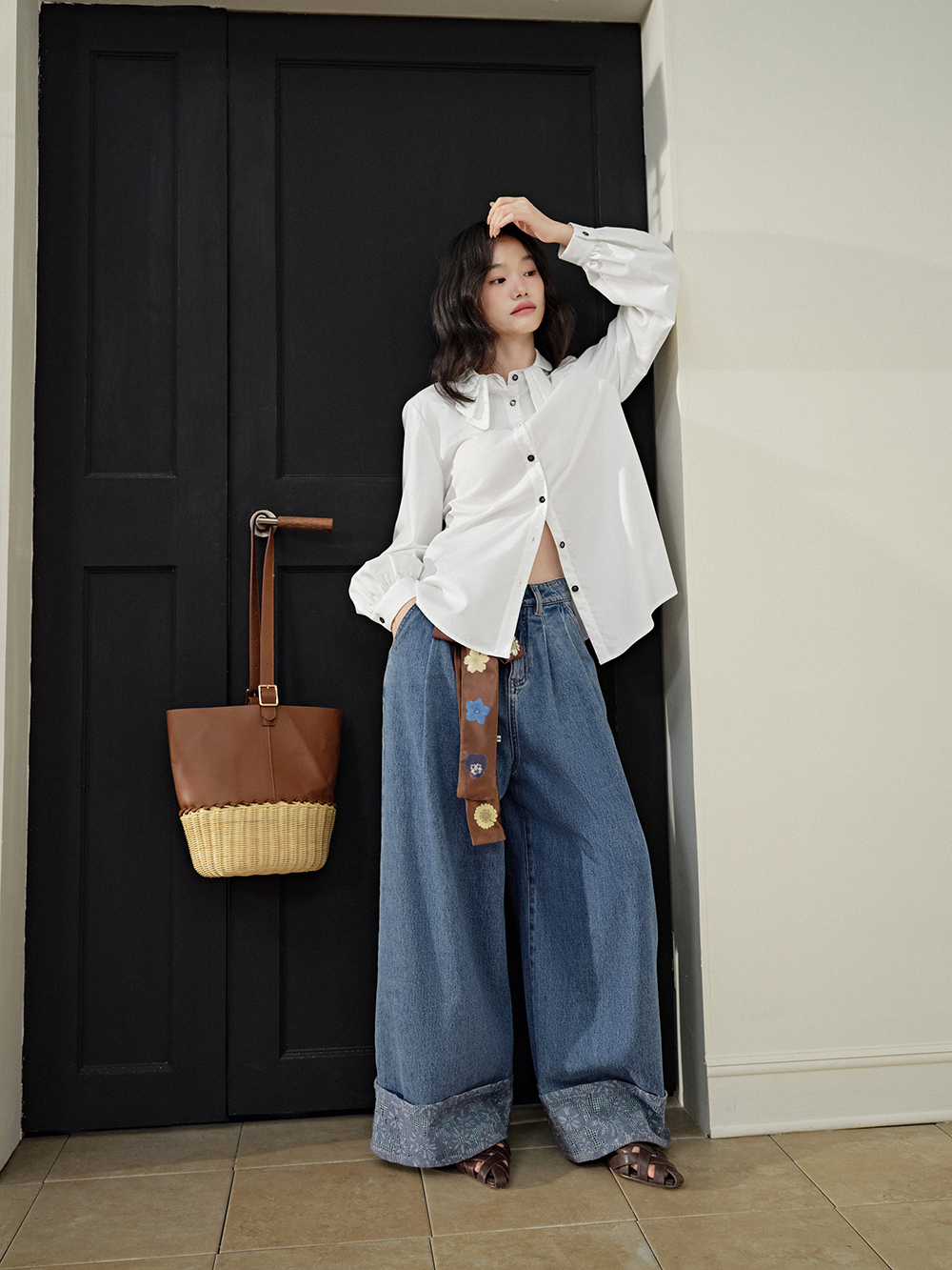 Bow Collar Shirt
