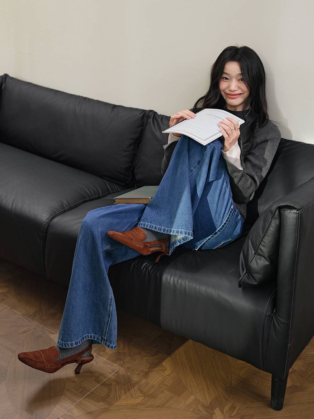Layered Skirt Jeans
