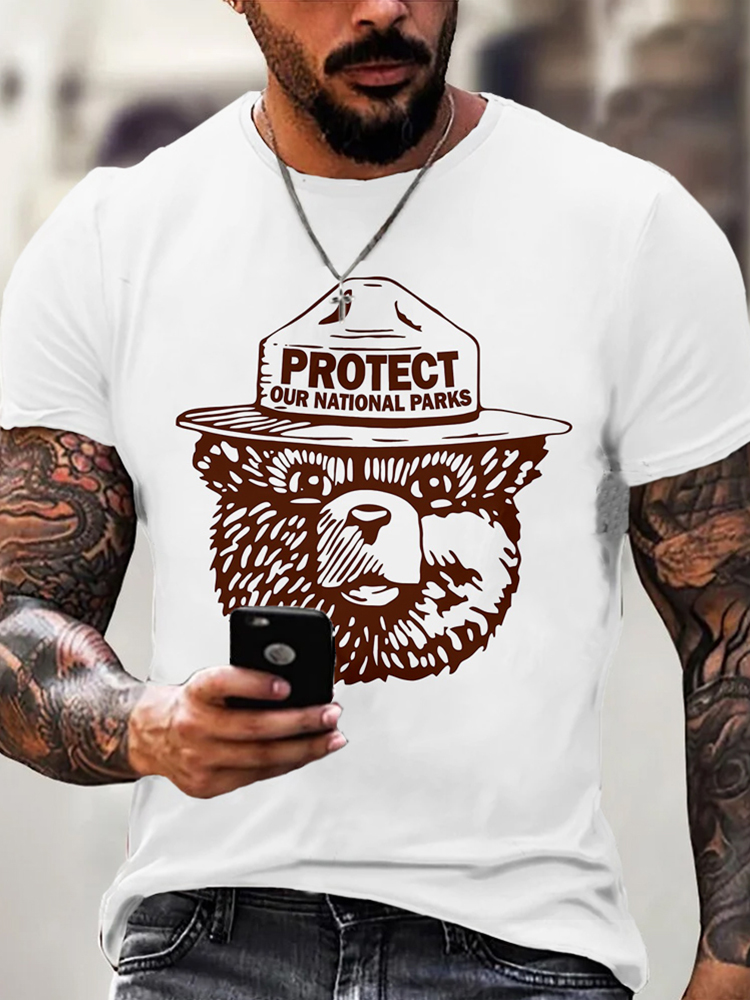 Men's Protect Our National Parks Casual T Shirt