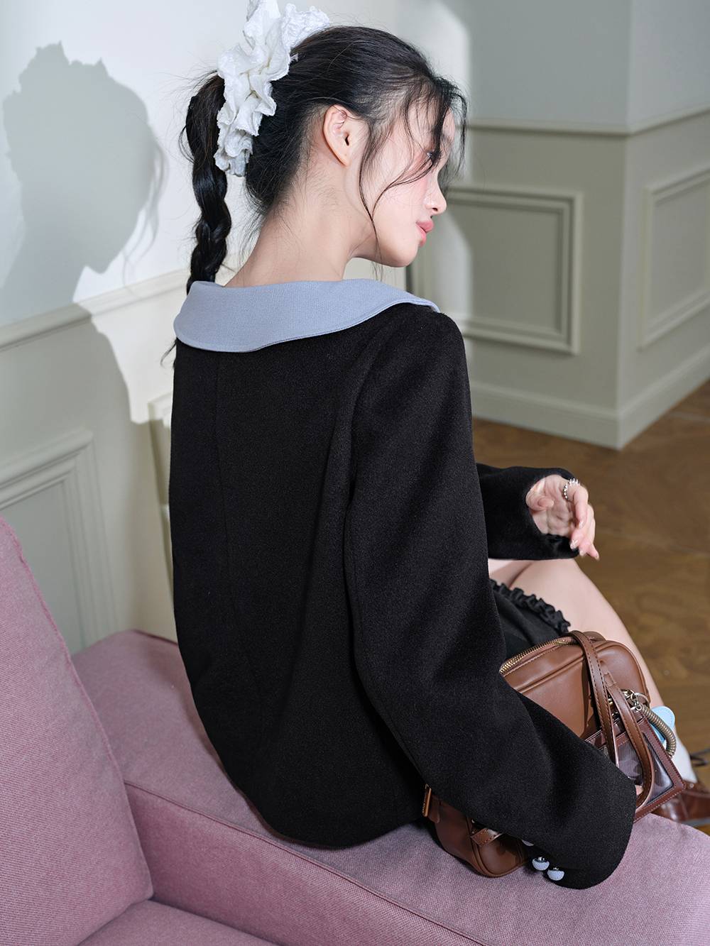 Bow Collar Blazer