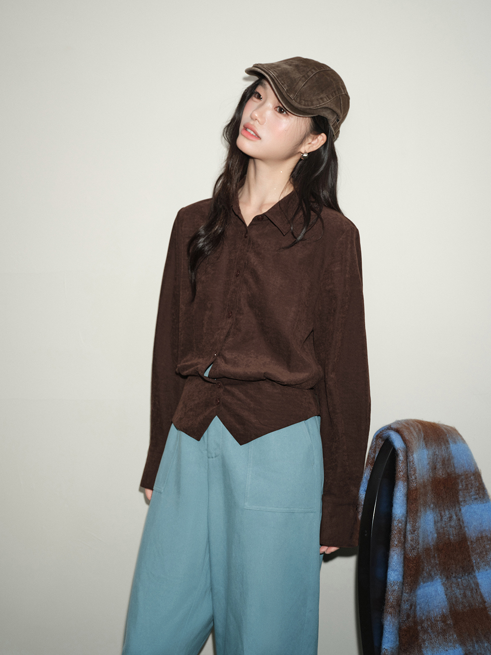 Cinched-Waist Shirt