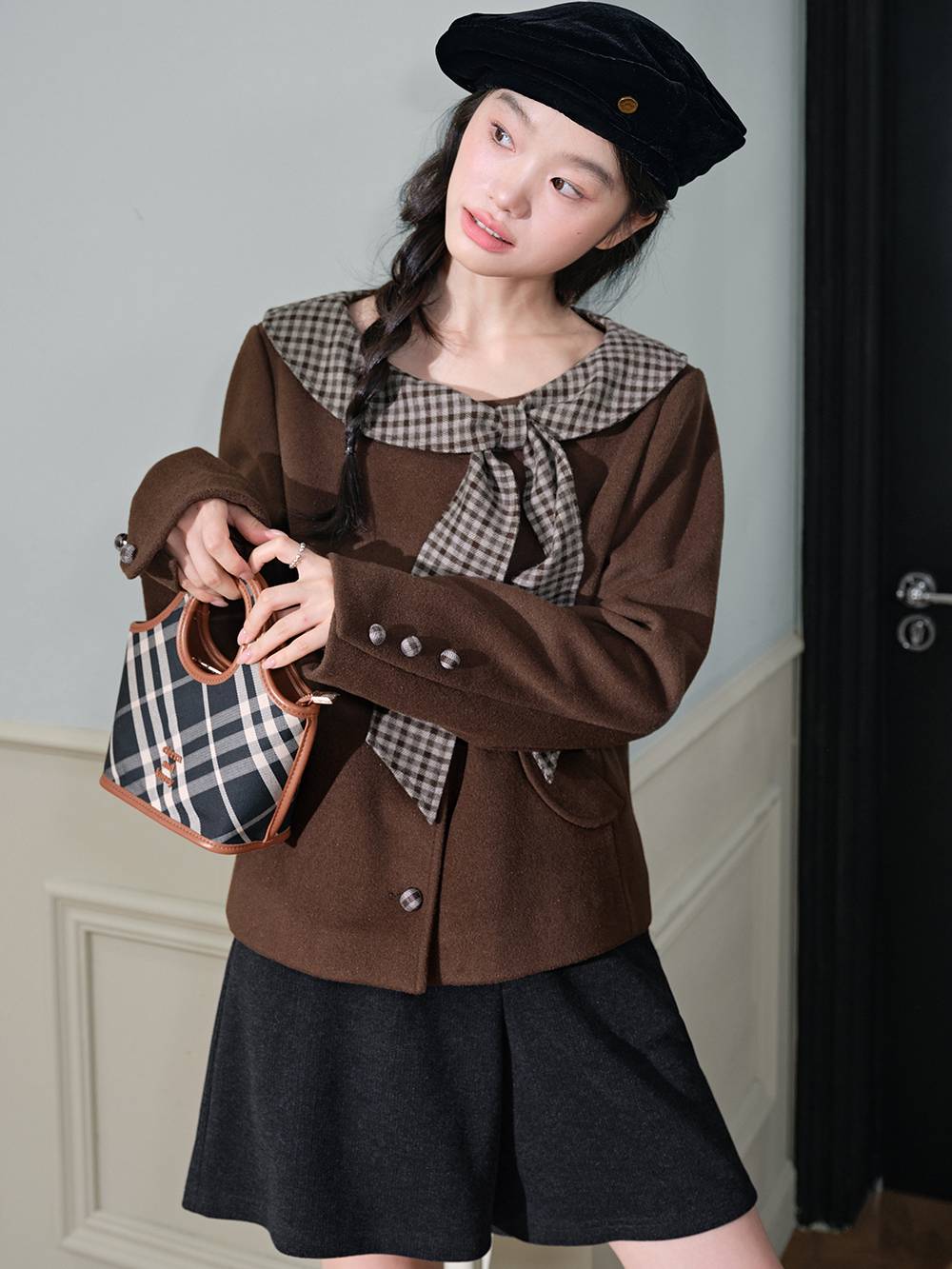 Bow Collar Blazer