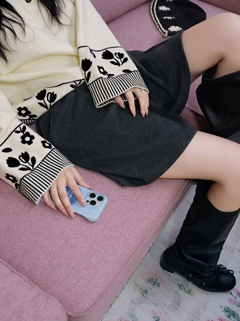 Floral Sweater