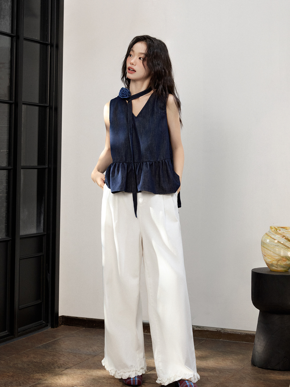 Elastic Waist Jeans