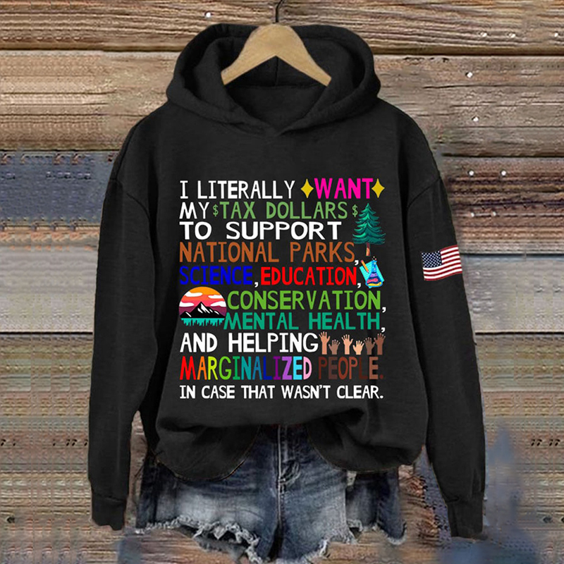 Women's Support National Parks Printed Sweatshirt