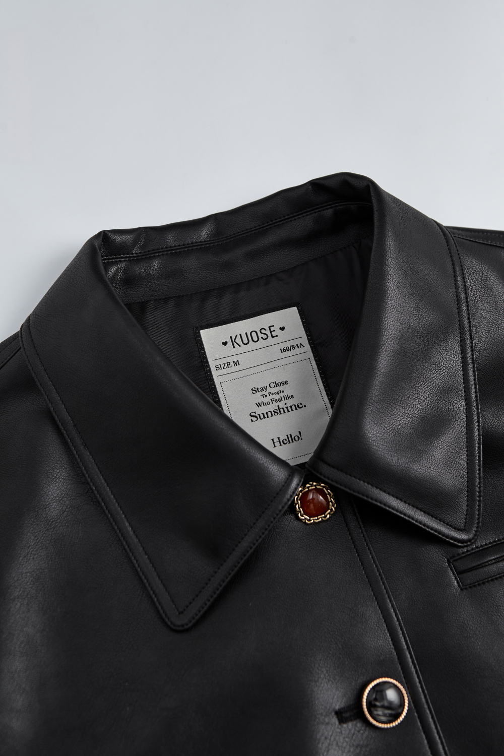 Faux Leather Jacket