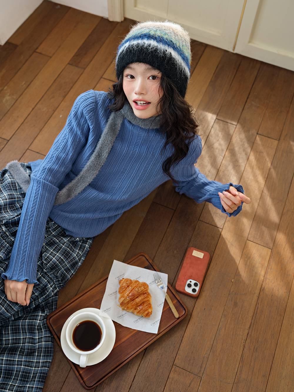 Mock Neck Knit Top