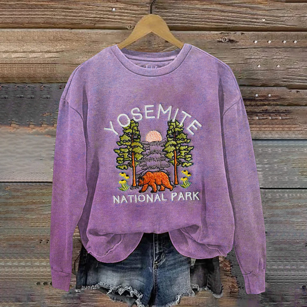 Yosemite National Park Embroidered Promotional Sweatshirt