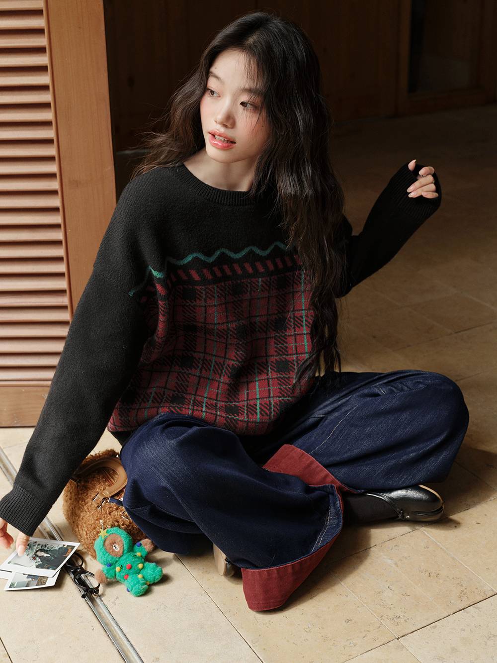 Plaid Sweater