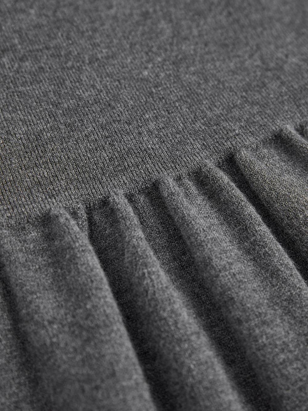 Grey Cardigan and Dress