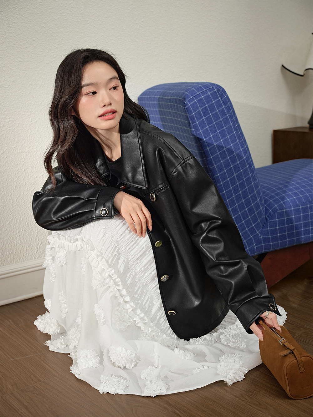 Faux Leather Jacket