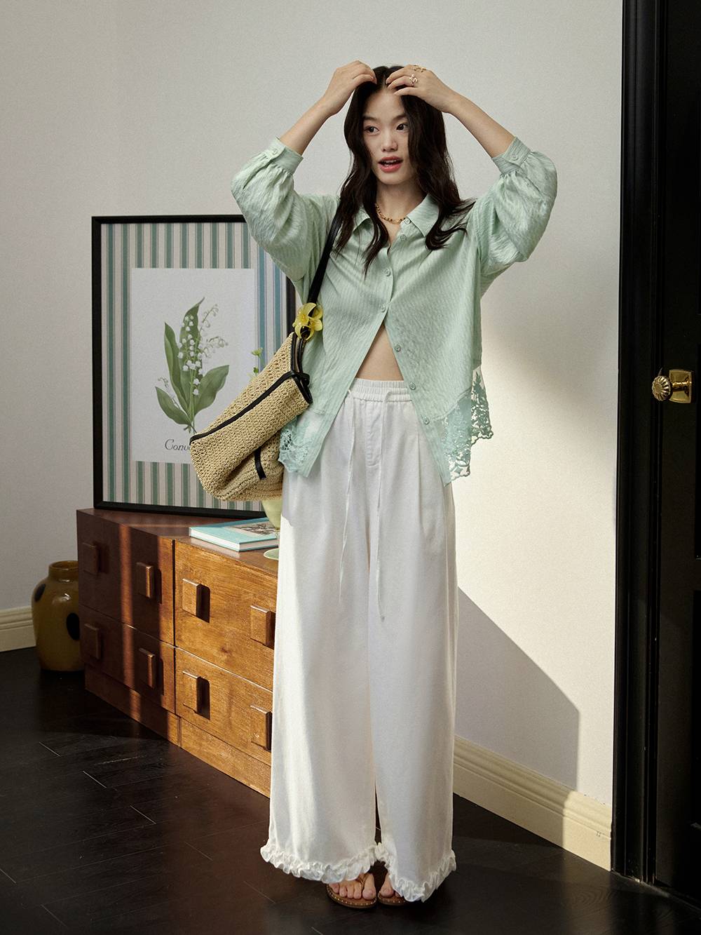 Elastic Waist Jeans