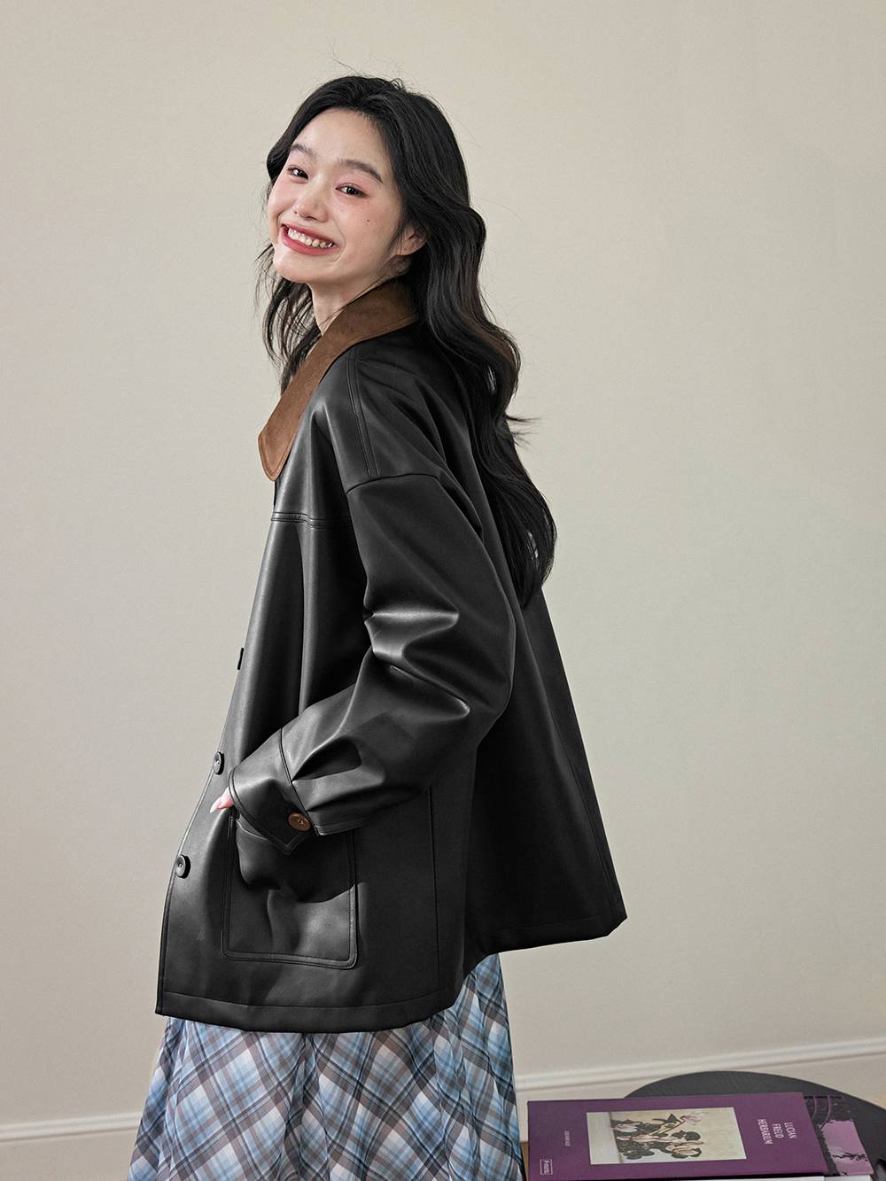 Faux Leather Jacket