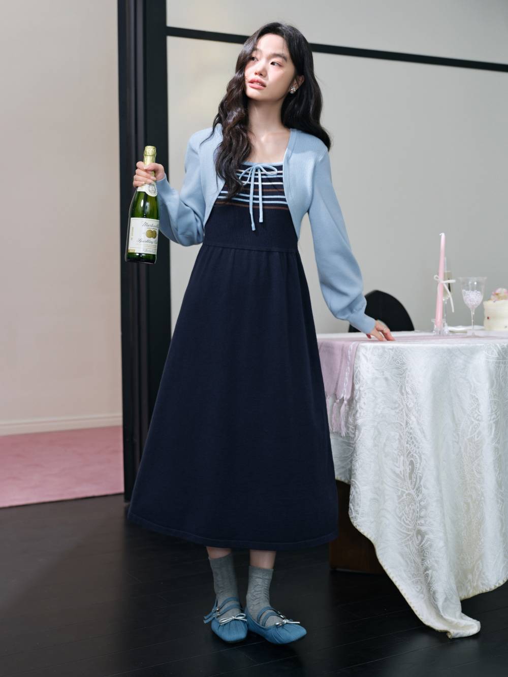 Layered Look Dress